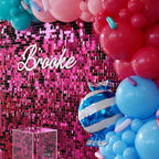 COKAOBE Hot Pink Shimmer Wall Backdrop, Photo Backdrops - Image 7