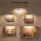 2Pack Picture Light, 13Hrs Lasting Battery Operated Picture Lights - Image 9