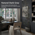 Dimoon 17.7''x118'' Peel and Stick Wallpaper Dark Grey Contact Paper - Image 7
