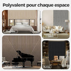 AKUMAX 2 Pack Acoustic Panels, Wood Slat - Image 7