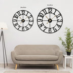 LEIKE 31 Inch Extra Large Wall Clock, Retro Decorative Oversized Silent Little - Image 4
