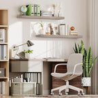 HOOBRO Floating Shelves for Wall, Wall Mounted Shelf Set of 2, 47.2" Hanging - Image 5