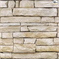 3D Peel and Stick Faux Stone Wall Panels 11.8" x 11.8" 10-Pack, Stone-Look Wall by SMOOSTIKCDECOR