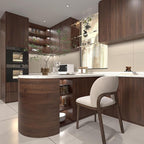 BOMENG Large Walnut Wood Wallpaper Peel and Stick Matte 48"x354" Dark Brown - Image 2