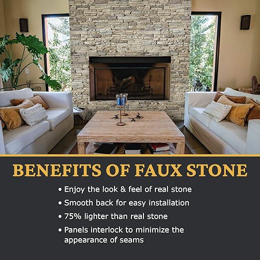 AZ Faux High-Density Polyurethane Faux Stone Flush Outside Corner - Image 4
