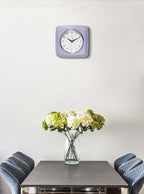 Infinity Instruments Retro Wall Clock – 9-Inch Square Silent Non-Ticking - Image 4