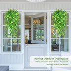 8 Pack Artificial Hanging Plants Fake Greenery Plants Fake lvy Vine - Image 5