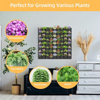 Hanging Planting Grow Bags, 72 Pockets Hanging Vertical Wall Planter Wall - Image 5