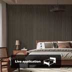 Art3d 2-Pack 108" x 12" Acoustic Wood Panels - Image 2