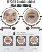 Wall Mounted Makeup Mirror - Image 2