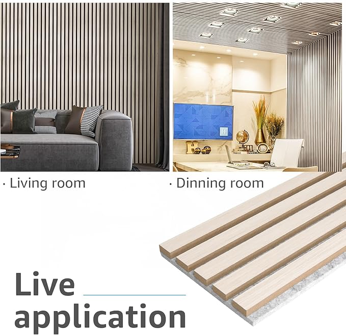 Art3d 4-Piece Wood Slat Acoustic Panels - Image 6