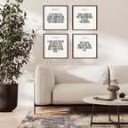 Locomiss Black and White Christian Wall Art Decor Posters, Modern Bible Verse - Image 3