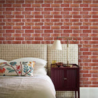 COMSTICKC 3D Faux Red Brick Wall Panel Peel and Stick, Small Brick, Ultra-Light - Image 7