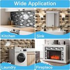 Art3d Peel and Stick Granite Wall Tiles – 12"x12" Thicker Design Backsplash - Image 9