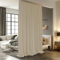 Room Divider Curtains for Ceiling Track Rod, Noise Reduction Privacy Curtain by RoomDarkning