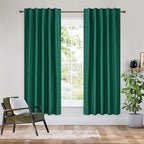 RYB HOME 100% Blackout Short Curtains by RYBHOME