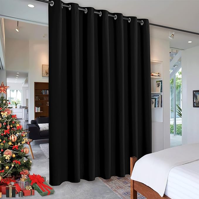 RYB HOME Extra Long Curtains Light Block Soundproof Privacy Blinds by RYBHOME