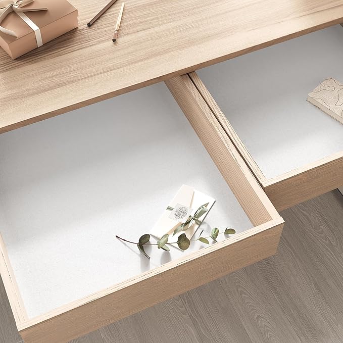VEELIKE Self Adhesive Velvet Flocking Liner White Felt Drawer Liner - Image 3