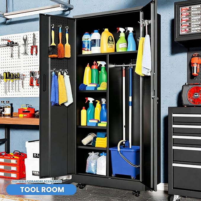 Metal Garage Storage Cabinet - Image 8