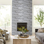 Commomy 12pcs Faux Stone 3D Wall Panels Peel and Stick - Image 7