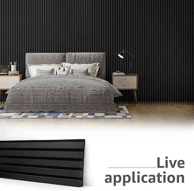 Art3d 4-Piece Wood Slat Acoustic Panels - Image 5