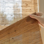 DEJAVU Cordless Bamboo Roman Shades, Natural Woven Shades - Image 3
