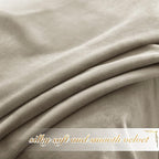 NICETOWN Living Room Camel Velvet Curtains, Sound and Sunlight Reducing Heavy - Image 5