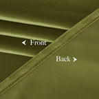 NICETOWN Moss Green Velvet Drapes 120 inch Long - Image 8
