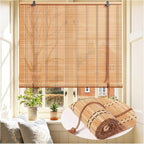 Bamboo Blinds 36x48 inch Bamboo Roman Shades by Unknown