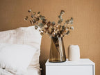 Brown Grasscloth Peel and Stick Wallpaper Textured Contact Paper Removable - Image 6