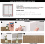 LazBlinds Cordless Bamboo Blinds, Bamboo Roll Up Shades - Image 6