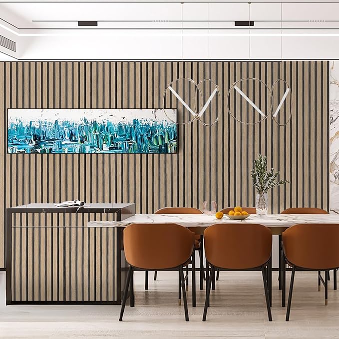 Peel and Stick Wood Slat Wallpaper - Image 4