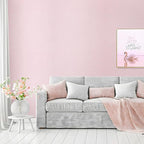 15.75"x590.6" Grasscloth Peel and Stick Wallpaper Pink Textured Contact Paper - Image 5