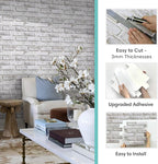 Commomy 3D Faux Brick Peel and Stick Tiles - Image 6
