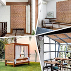 Reed Curtain, Bamboo Light Filtering Roller Shades - Image 7