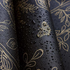 Froluya Black and Gold Wallpaper Peel and Stick Wallpaper 17.7"x118.1" Vintage - Image 4