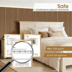 Acoustic Wood Wall Panels 4 Pack 47.6" x 23.6", Sound Proof Wooden Paneling - Image 4