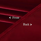 NICETOWN Red Velvet Blackout Curtains 84 inches Long 2 Panels - Image 9