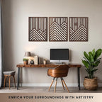 qmmp Modern Wooden Wall Sculptures - Image 3