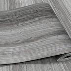 Wood Grain Peel and Stick Floor Tiles – 11.8” Width, Full Roll Length of 118" – by auxua