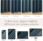 NICETOWN Blue Velvet Curtains 120 inches - Image 8
