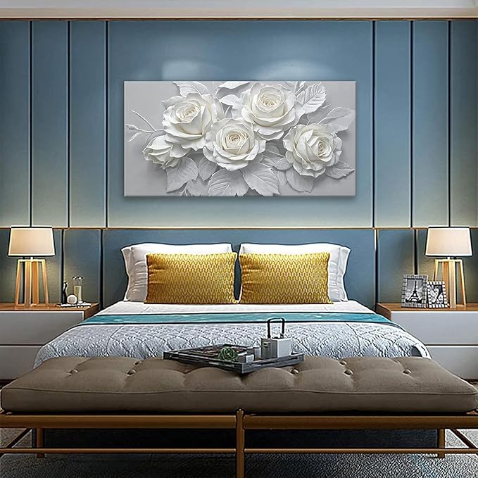 Suconvng Floral Wall Art Living Room Minimalist Painting Aesthetic Wall Decor - Image 6
