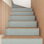 CRE8TIVE Mint Green Grasscloth Wallpaper Removable Textured Wallpaper Stick and - Image 5