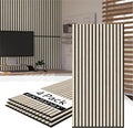 Olanglab Wood Slat Wall Panels 4 Pack, Acoustic Wall Panels, 47.24'' x 23.62" by Olanglab