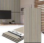 Olanglab Wood Slat Wall Panels 4 Pack, Acoustic Wall Panels, 47.24'' x 23.62" by Olanglab