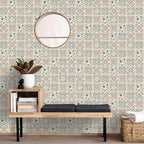 Wudnaye Bohemian Wallpaper Peel and Stick Faux Tile Contact Paper 17”×118” Tile - Image 9