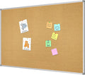 Lockways Large 60" x 36" Large Cork Board Bulletin Board, Framed CorkBoard by Lockways