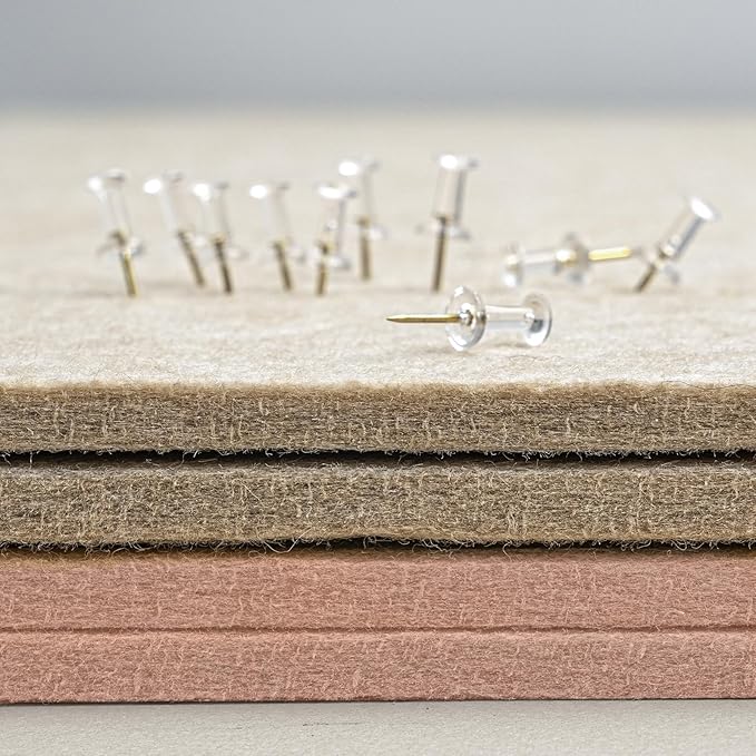 Lightomorrow Bulletin Board, 24 x 18 inches Felt Board Decorative Pin Board - Image 4