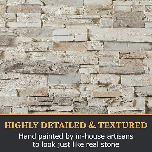 AZ Faux High-Density Polyurethane Faux Stone Interlocking Left Endcap - Image 6