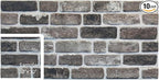 Dundee Deco 3D Wall Panels Faux Brick by DundeeDeco